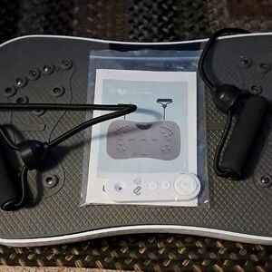 Aura Balance Board with Handles - Black and Gray